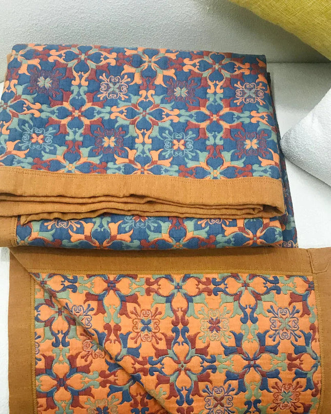 FloralQuilt – bawełniana kołdra z kwiatowymi motywami – elegancka i wygodna do Twojej sypialni 7