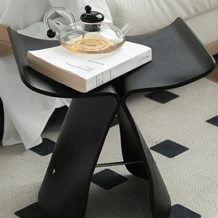 Flutairé – Stolik kawowy w stylu vintage – z motylim wzorem do romantycznych wnętrz 7