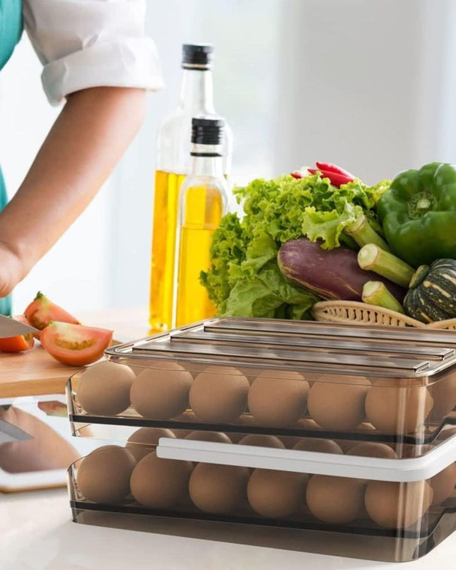 FreshNest – luksusowy organizer na jajka z możliwością układania w stosy i wydajnym przechowywaniem jajek 1