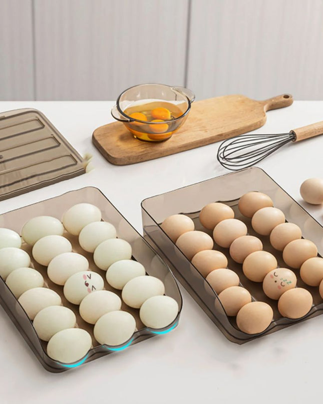 FreshNest – luksusowy organizer na jajka z możliwością układania w stosy i wydajnym przechowywaniem jajek 2