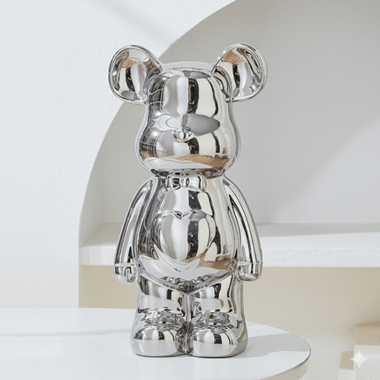 Elegancka figura misia – stylowa i nowoczesna dekoracja – idealna do salonu, biura lub pokoju dziecka – dodaje uroku i charakteru wnętrzu