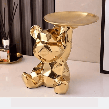 Geometryczny Niedźwiedź do stylowej organizacji i przechowywania 12