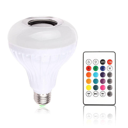 Głośnik Bluetooth LED z Oświetleniem RGB, Przenośny Głośnik Bezprzewodowy z Zdalnym Sterowaniem, Energooszczędny 3W 0