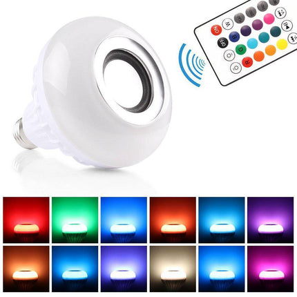 Głośnik Bluetooth LED z Oświetleniem RGB, Przenośny Głośnik Bezprzewodowy z Zdalnym Sterowaniem, Energooszczędny 3W 3