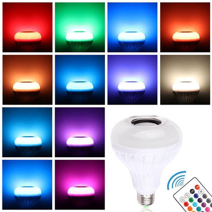 Głośnik Bluetooth LED z Oświetleniem RGB, Przenośny Głośnik Bezprzewodowy z Zdalnym Sterowaniem, Energooszczędny 3W 4
