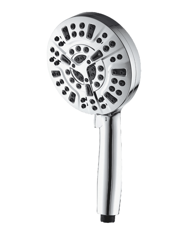 Głowica prysznicowa LuxeFlow – strumień o wysokim ciśnieniu – konfigurowalne ustawienia dla spersonalizowanych doznań 0