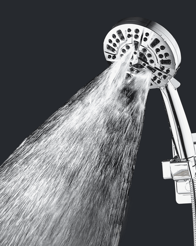 Głowica prysznicowa LuxeFlow – strumień o wysokim ciśnieniu – konfigurowalne ustawienia dla spersonalizowanych doznań 1