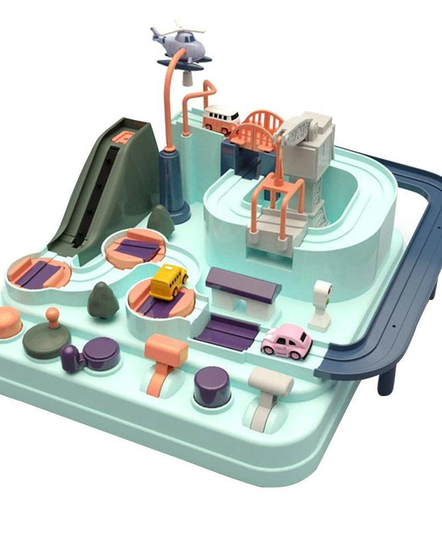 Gra wyścigowa City Adventure dla wyzwań fizycznych i zabawy edukacyjnej 0