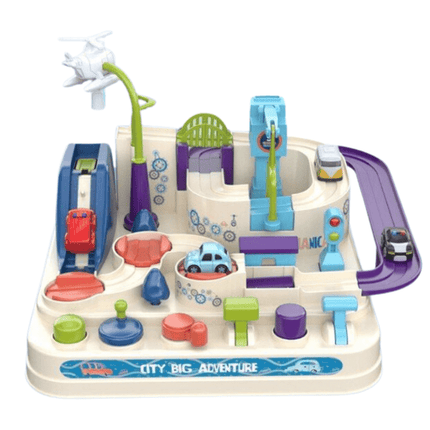 Gra wyścigowa City Adventure dla wyzwań fizycznych i zabawy edukacyjnej 2