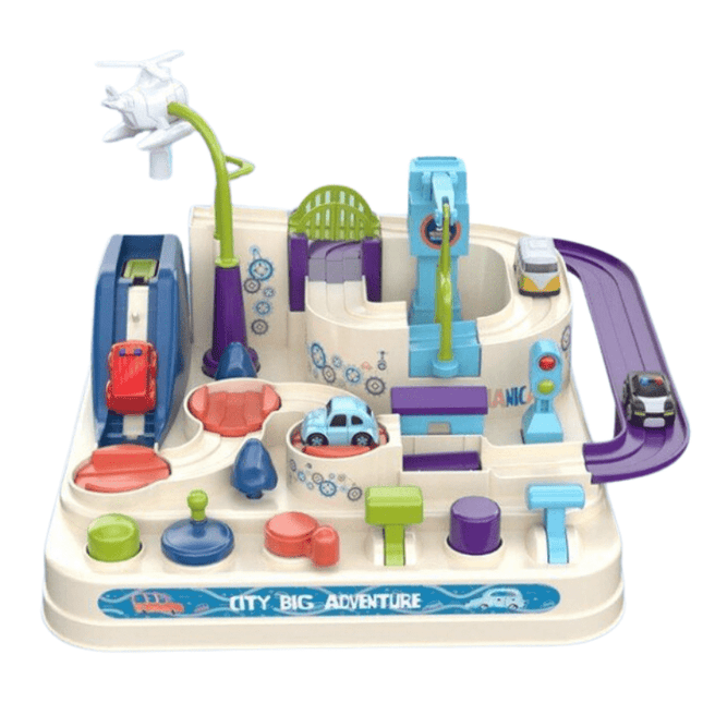 Gra wyścigowa City Adventure dla wyzwań fizycznych i zabawy edukacyjnej 2