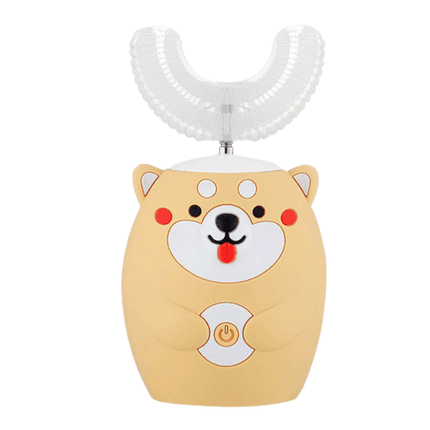 Gryzak Silikonowy dla Niemowląt – Ergonomiczny Gryzaczek na Ząbkowanie w Kolorze Niebieskim, Żółtym i Różowym 3