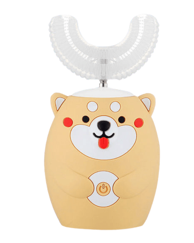 Gryzak Silikonowy dla Niemowląt – Ergonomiczny Gryzaczek na Ząbkowanie w Kolorze Niebieskim, Żółtym i Różowym 3