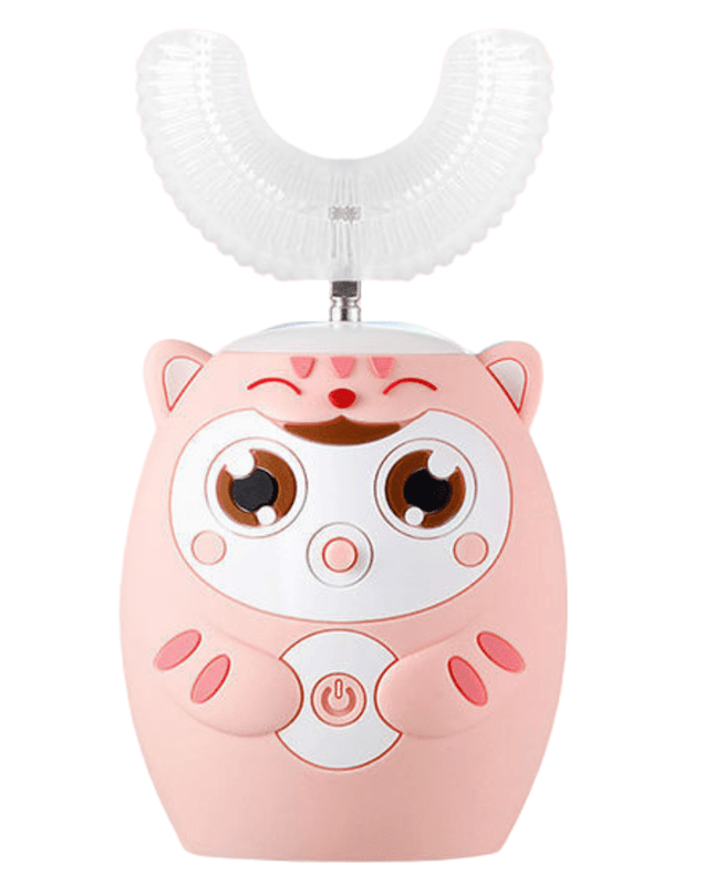 Gryzak Silikonowy dla Niemowląt – Ergonomiczny Gryzaczek na Ząbkowanie w Kolorze Niebieskim, Żółtym i Różowym 4