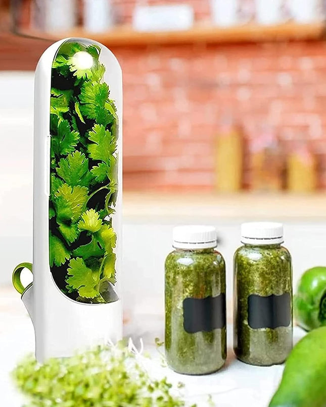 HerbGuard – Oszczędzający miejsce ochraniacz ziół – Długotrwała świeżość ziół 1