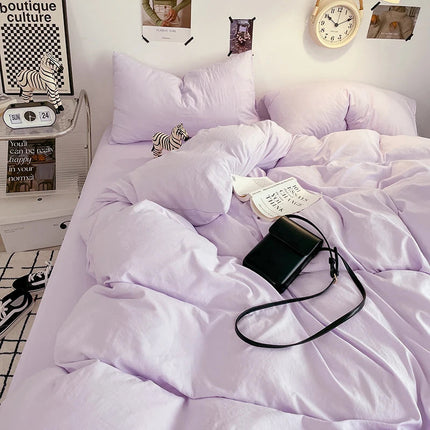 HueSoft | Zestaw poszewek na kołdrę z mikrofibry w kolorze białym 3