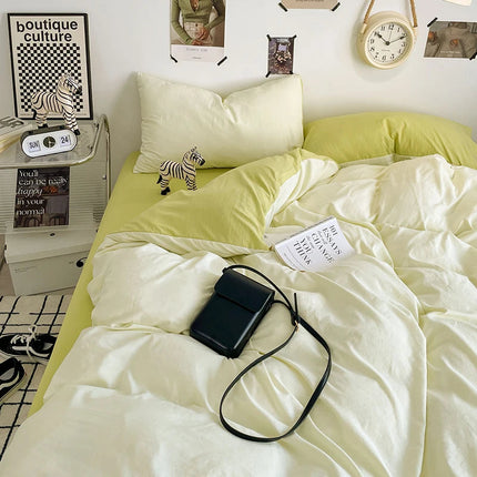 HueSoft | Zestaw poszewek na kołdrę z mikrofibry w kolorze białym 6