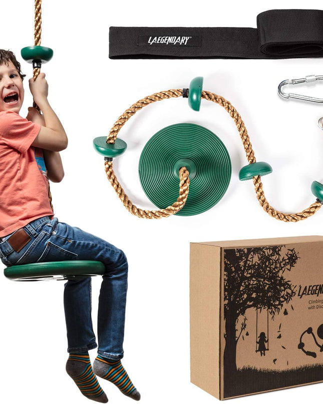 Huśtawka na Drzewo z Liną Wspinaczkową i Podestami 0