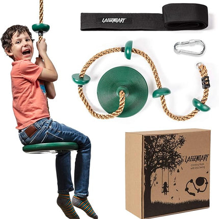 Huśtawka na Drzewo z Liną Wspinaczkową i Podestami 1