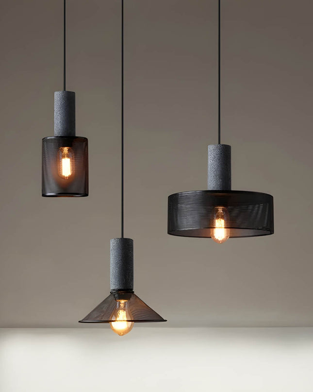 Industrialna Lampa Wisząca w Stylu Loftowym z Żelaza i Betonu – Regulowana Długość, Idealna Lampa do Salonów i Nad Stół 3