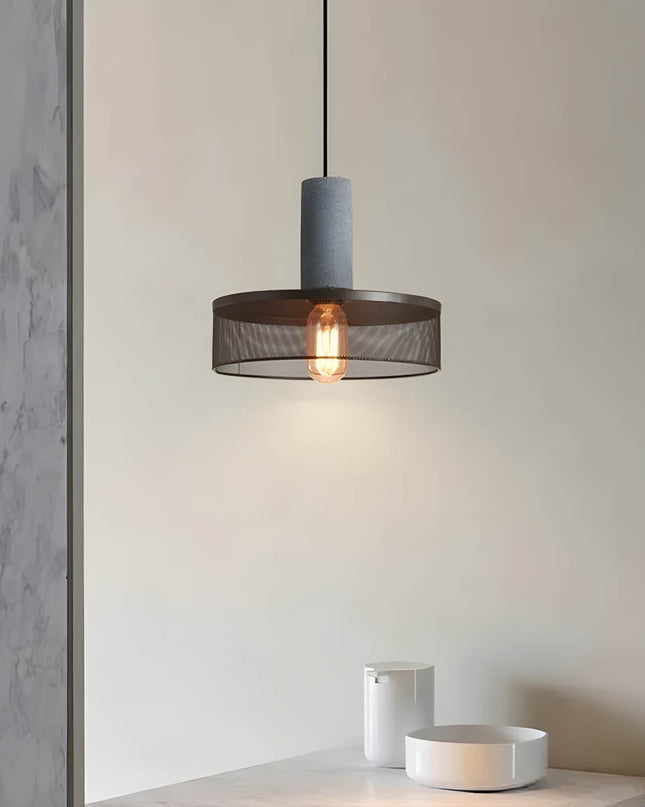 Industrialna Lampa Wisząca w Stylu Loftowym z Żelaza i Betonu – Regulowana Długość, Idealna Lampa do Salonów i Nad Stół 5