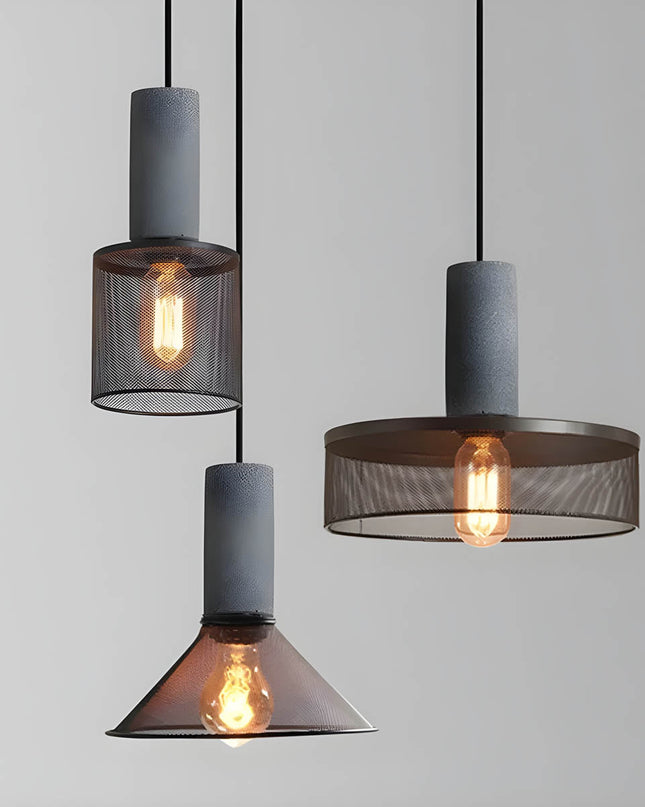 Industrialna Lampa Wisząca w Stylu Loftowym z Żelaza i Betonu – Regulowana Długość, Idealna Lampa do Salonów i Nad Stół 7