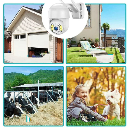 Inteligentna Kamera 4K PTZ z Automatycznym Śledzeniem i WiFi – Pogodoodporna, Wysoka Rozdzielczość 8MP, Pełny Monitoring 0