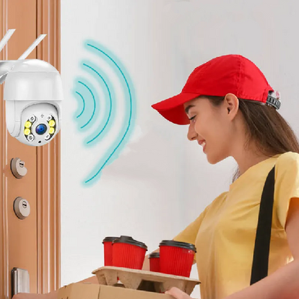 Inteligentna Kamera 4K PTZ z Automatycznym Śledzeniem i WiFi – Pogodoodporna, Wysoka Rozdzielczość 8MP, Pełny Monitoring 2