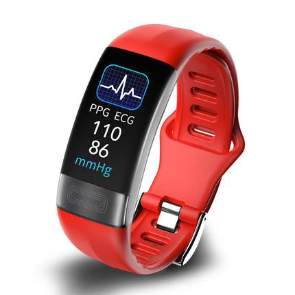 Inteligentna opaska monitorująca zdrowie z EKG i śledzeniem snu – wodoodporny monitor fitness dla kobiet – regulowany silikonowy pasek 5