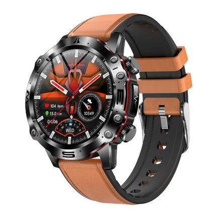 Inteligentny Zegarek Męski PH48 z EKG, Monitorowaniem Glukozy i Ciśnienia Krwi, Wodoodporny Dotykowy Ekran 1,43 cala 3