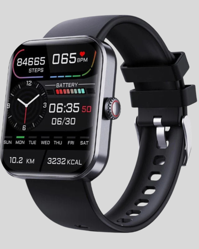 Inteligentny Zegarek z Monitorowaniem Poziomu Glukozy, Bluetooth, Kolorowy Ekran Dotykowy, Odczyty Tętna i Ciśnienia Krwi 0