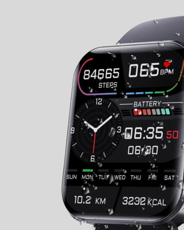 Inteligentny Zegarek z Monitorowaniem Poziomu Glukozy, Bluetooth, Kolorowy Ekran Dotykowy, Odczyty Tętna i Ciśnienia Krwi 4