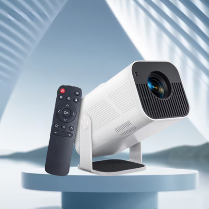 Inteligentny, przenośny miniprojektor z rozdzielczością HD 1080P, Wi-Fi i systemem Android – kompaktowa konstrukcja do użytku domowego i na zewnątrz 0