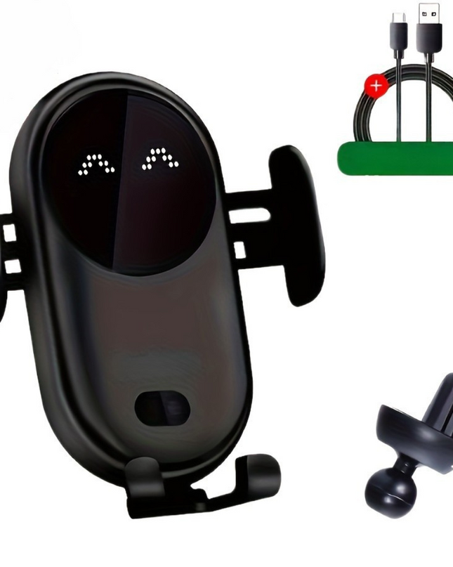 Inteligentny bezprzewodowy uchwyt samochodowy na telefon z automatycznym uchwytem i mocowaniem wentylacyjnym – bezpieczna jazda bez użycia rąk 5