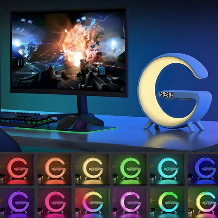 Inteligentny budzik i stacja ładowania – światło RGB, dźwięk Bluetooth i ładowanie bezprzewodowe – wszystko w jednym 2