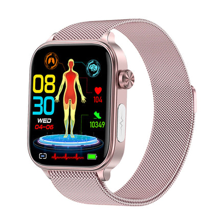 Inteligentny zegarek z funkcją monitorowania EKG, łącznością Bluetooth i wodoodpornością IP68 – monitor aktywności z analizą snu 4