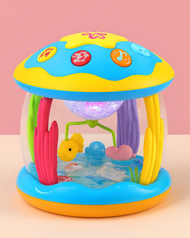 Interaktywna Muzyczna Zabawka Sensoryczna dla Niemowląt z Efektami Świetlnymi i Dźwiękowymi 1