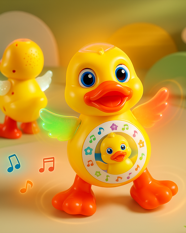 Interaktywna Muzyczna Zabawka Tańcząca Kaczka dla Rocznego Dziecka - Zabawka Interaktywna dla 2 Latka 1