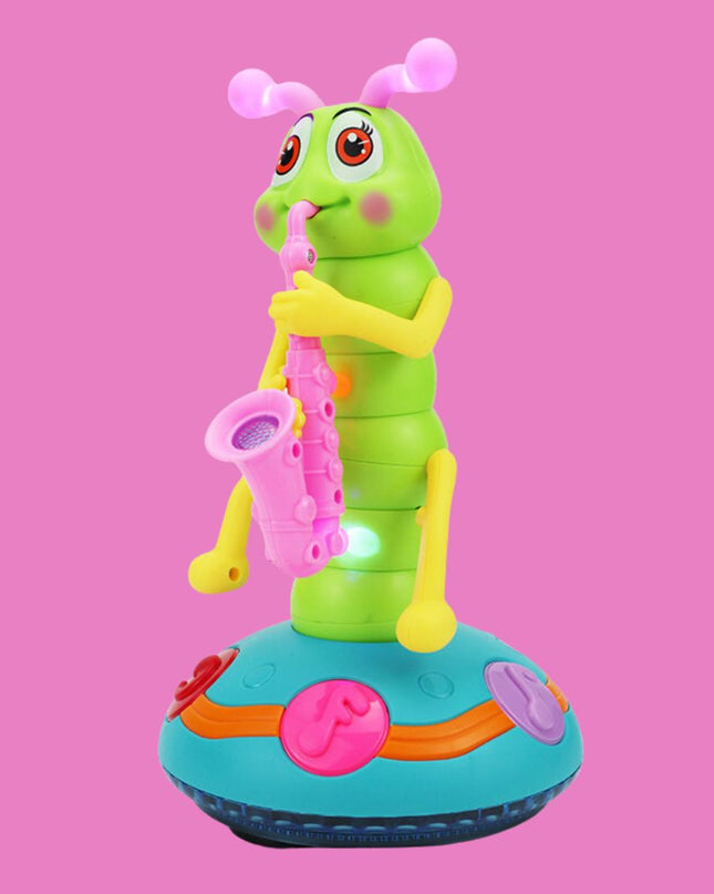 Interaktywna Muzyczna Zabawka dla Niemowląt z Ruchomymi Elementami i Światłami - Zabawka Sensoryczna dla Niemowlaka 2