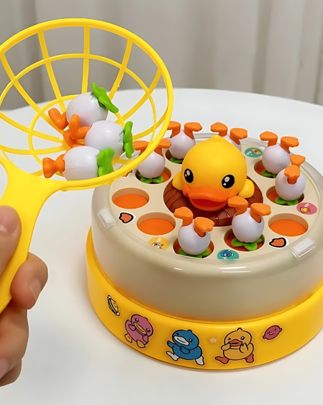 Interaktywna Zabawka Do Łapania Kaczek Dla Dzieci - Rozwijaj Umiejętności Motoryczne I Koordynację Ręka-Oko 0