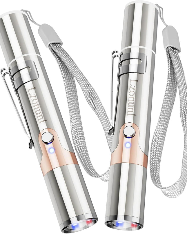 Interaktywna Zabawka Laserowa dla Kota z 3 Trybami Świecenia i 5 Wzorami – Stal Nierdzewna, Ładowanie przez USB 1