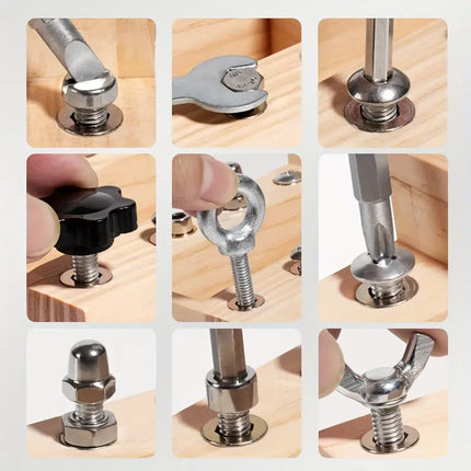 Interaktywna tablica Montessori Ucz się i baw z kolorowymi światłami 5