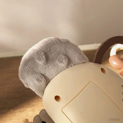 Interaktywna zabawka-akordeon dla niemowląt z grzechotką – kolorowa i edukacyjna dla niemowląt 3