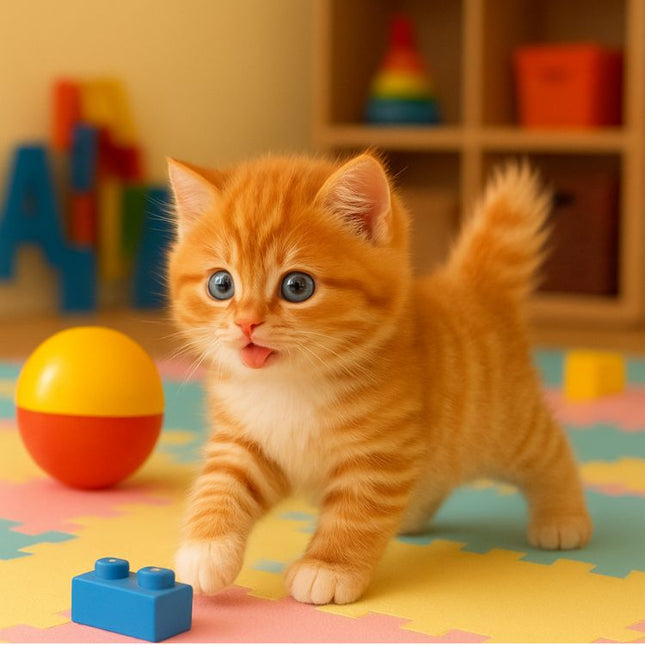 Interaktywna zabawka dla kota z realistycznymi ruchami i dźwiękami – pluszowy towarzysz dla dzieci 3