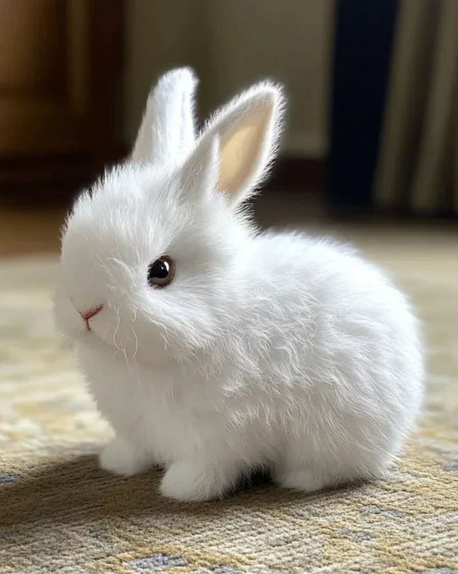 Interaktywny Pluszowy Króliczek z Ruchami i Dźwiękami – Urocza Zabawka dla Dzieci, 15 cm, Wysokiej Jakości Plusz 1