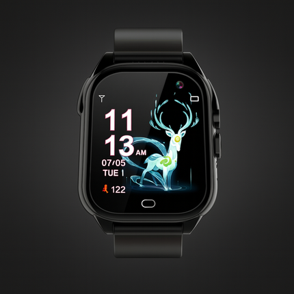 Interaktywny zegarek dla dzieci z monitorem aktywności fizycznej i ekranem dotykowym – wygodny silikonowy pasek i śledzenie aktywności dla dzieci 1