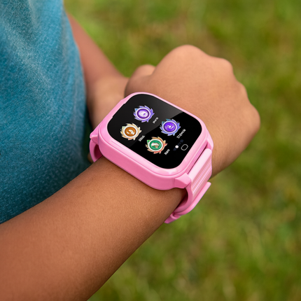 Interaktywny zegarek dla dzieci z monitorem aktywności fizycznej i ekranem dotykowym – wygodny silikonowy pasek i śledzenie aktywności dla dzieci 4
