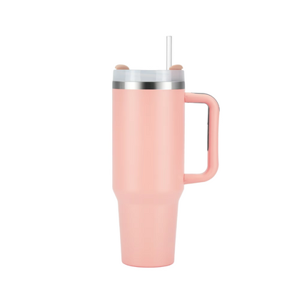Izolowana Butelka na Wodę Tumbler 1182 ml z Słomką – Idealna do Podróży, Utrzymuje Temperaturę, Pasuje do Uchwytów Samochodowych 4