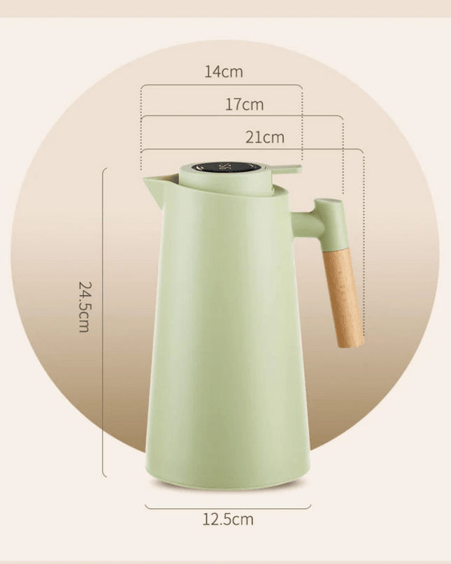 Izolowany Termos ze Stali Nierdzewnej z Termometrem – Elegancki i Funkcjonalny 1L 5