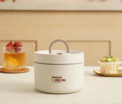 Izolowany lunchbox z torbą transportową i termicznym wnętrzem – 620 ml i 420 ml, szczelny i wytrzymały, ze stali nierdzewnej 6