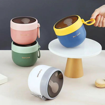 Izolowany pojemnik na lunch ze stali nierdzewnej – kompaktowa i szczelna konstrukcja 4